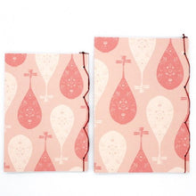 画像をギャラリービューアに読み込む, 現代和綴帳 (大・小2冊セット) 琵琶